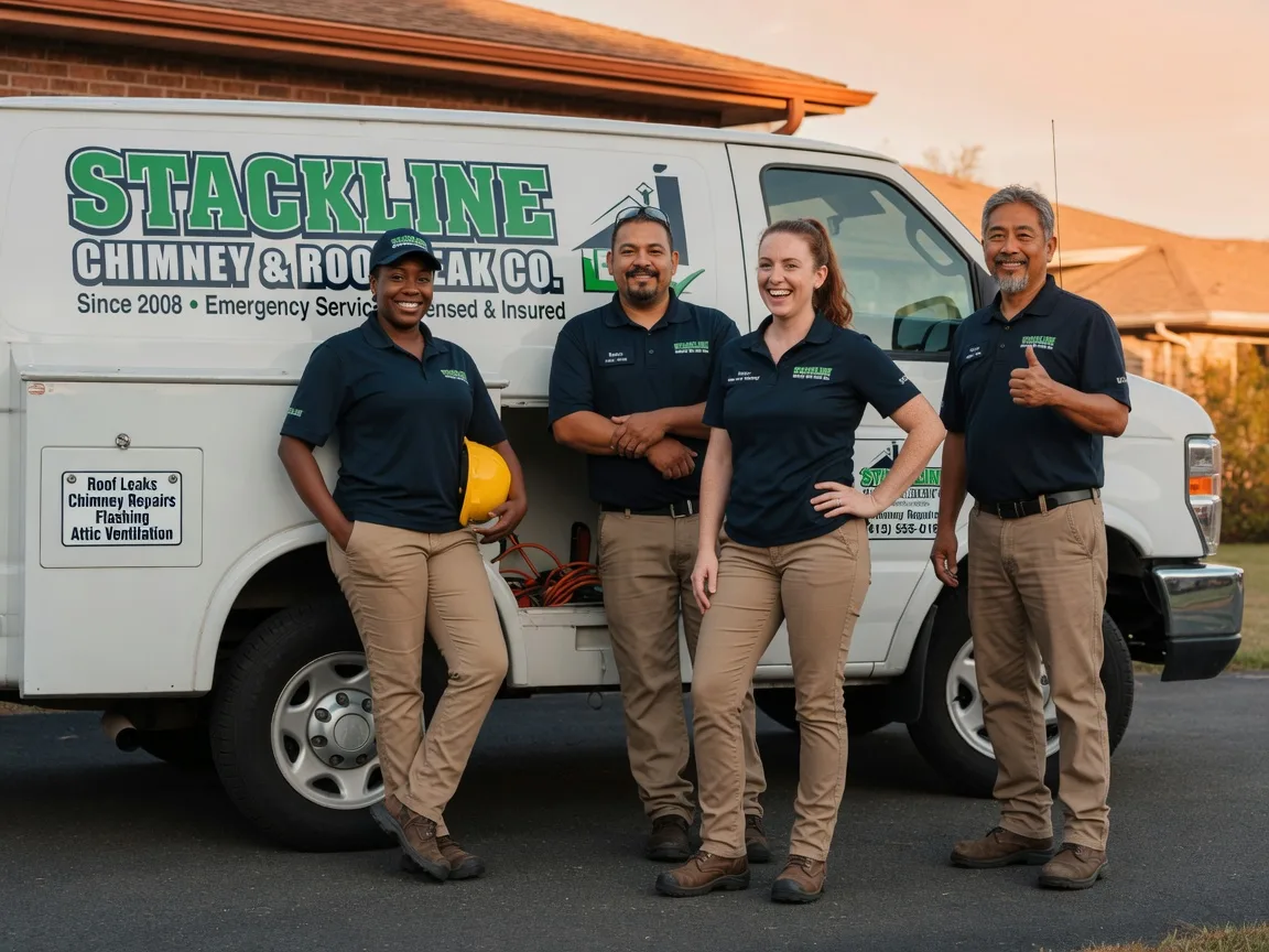 Chimney flashing repair company in Carol Stream, IL